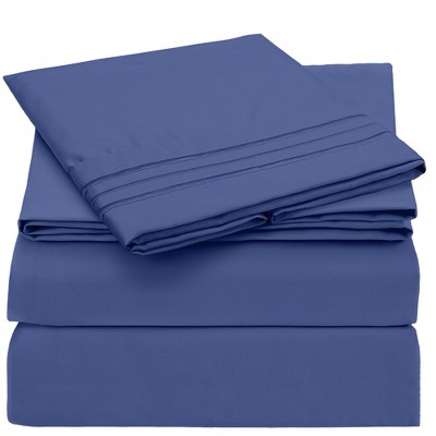4 Piece Microfiber Sheet Set - Mellanni