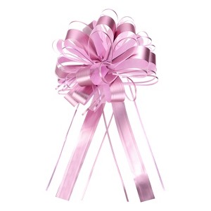 Unique Bargains Large Pull Bow Metallic Gift Wrapping Ribbon for Wedding 12 Pcs - 1 of 4