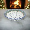 Blue Rose Polish Pottery 1212 Kalich Pie Plate - 2 of 2
