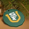 University of San Francisco Primary Logo Porcelain Scalloped Holiday Christmas Tree Ornament - 4 of 4