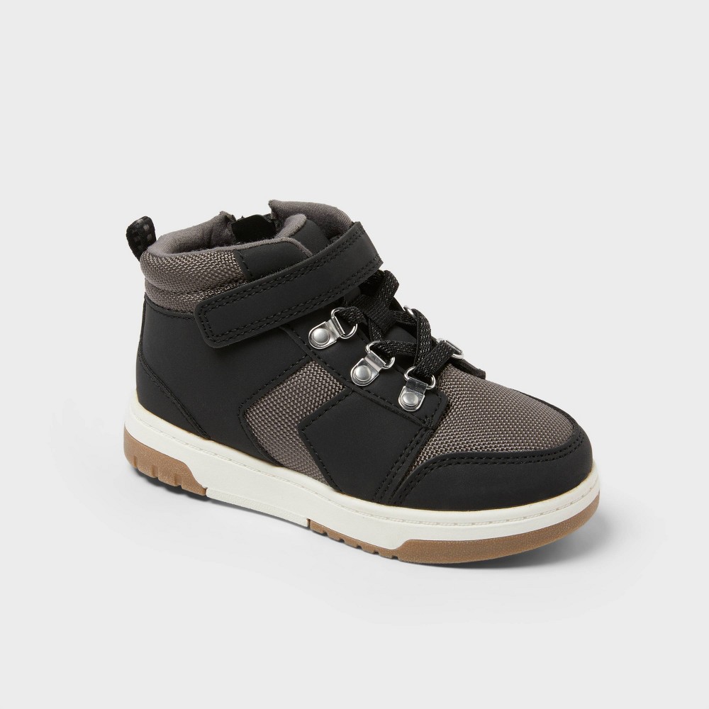 Toddler Shay Sneaker Boots - Cat & Jack™ Black 5T