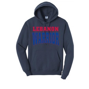 Adult Lebanon High School Warrior Name Classic Fleece Hoodie