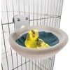 Coucheta Bird Breeding Nest & Hanging Bed - Handmade Cotton Rope Hatching House, Plush Resting Spot for Parakeets, Conures and Small Birds - 3 of 4