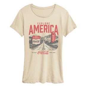 Women's - Coca-Cola -  Short Sleeve Graphic T-Shirt - 1 of 4