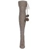 Memoi Women's Interdiamond Chunky Knit Over The Knee Warm Sock - 2 of 4