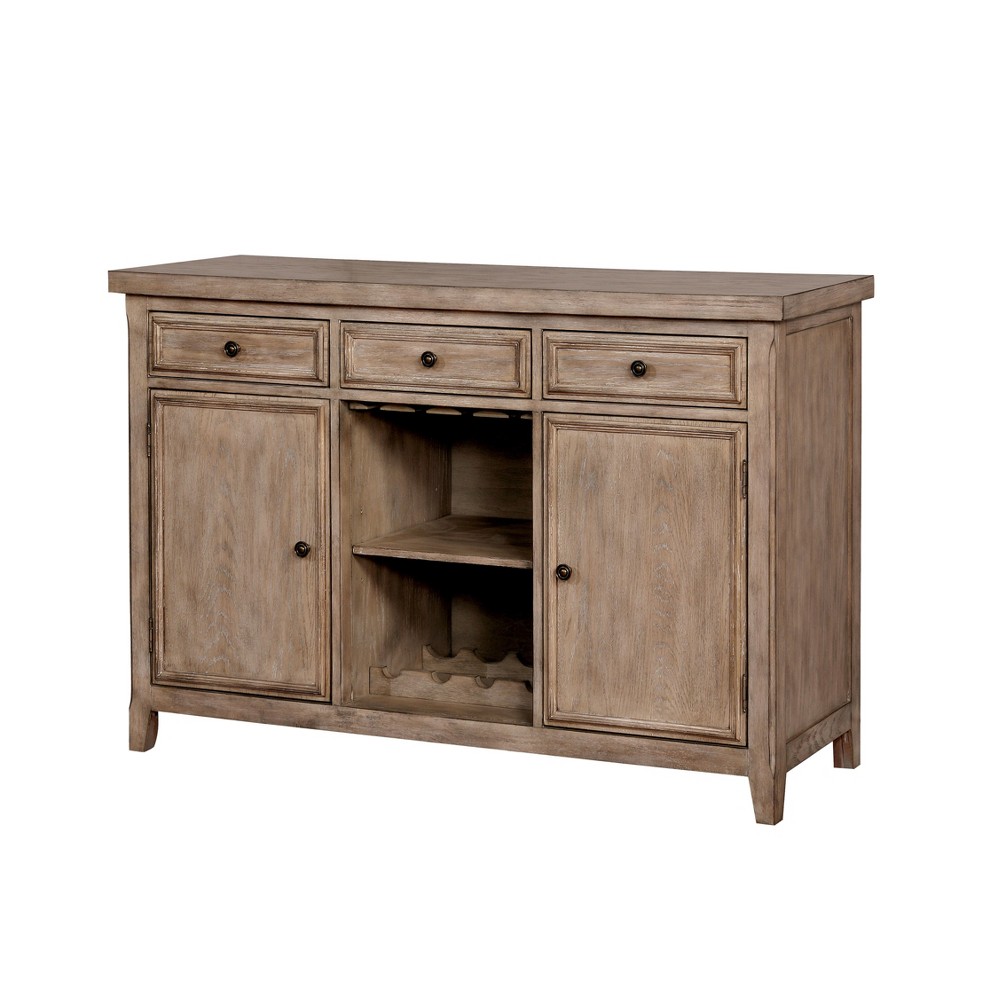 Courtney&amp;#160;Server Rustic Natural Wood - ioHOMES