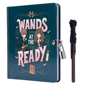 Harry Potter: Wands at the Ready Lock & Key Diary - by  Insights (Hardcover) - 1 of 1