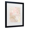 Trademark Fine Art - Sally Ann Moss Morning Pink 2 Matted Framed Art - 3 of 4