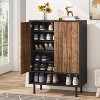 Tribesigns 6-Tier Shoe Cabinet with Door, Modern Shoe Storage Cabinet for Entryway Hallway - 2 of 4