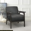 NicBex Polyester Accent Chair,Upholstered Living Room Chairs with High Back and Rubberwood Legs,Modern Armchair,Club Chairs for Living Room - 2 of 4