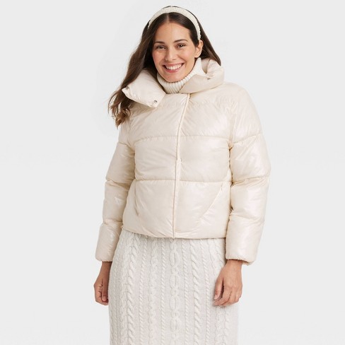 Short womens store puffer jacket