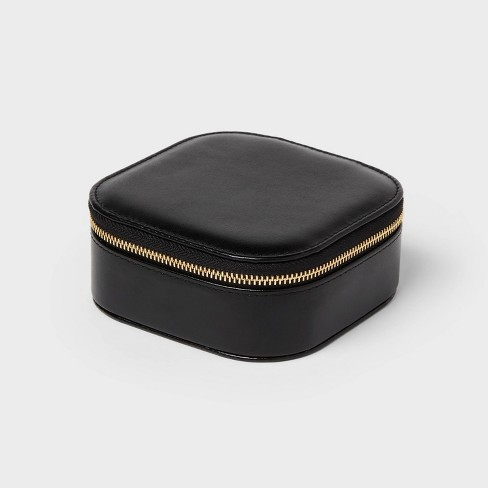 Mini Travel Jewellery Boxes Case, Portable Faux Leather Jewellery Storage  Box Organiser