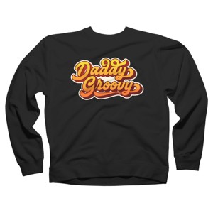 Adult Design By Humans Retro Vintage Daddys Groovy By AmberDawn888 Sweatshirt - 1 of 2