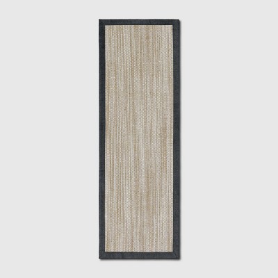 Solid Woven Border Rug - Threshold™