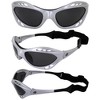 2 Pairs of Birdz Eyewear Seahawk Safety Goggles with Flash Mirror, Blue Lenses - 2 of 4