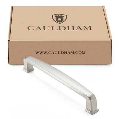 Satin Nickel Brushed Cabinet Handle Pulls 5" Center - 10 Pack