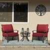 Belord 6" Outdoor Cushion Set, 28D High Density Sponge Replacement Patio Furniture Cushion with Removable Cover, Waterproof & Fade Resistant - 4 of 4