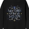 Coraline Some Things Are Not As They Seem Crew Neck Long Sleeve Black Adult Sweatshirt - 4 of 4