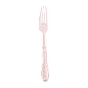 Smarty Had A Party Pink Baroque Plastic Dinner Forks - 480 pcs - 1 of 4