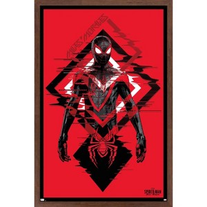 Trends International Marvel's Spider-Man: Miles Morales - Suit Framed Wall Poster Prints - 1 of 4