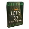 Transpac 36.75 Inch Brown Spring Lets Go Exploring Metal Wall Decor Sign Panels - 2 of 4