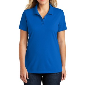 Mafoose Women's Moisture-Wicking Dry Zone Short Sleeve UV Micro-Mesh Polo Shirt - 1 of 4