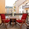 EAGLE PEAK Tufted Outdoor/Indoor High Back Patio Chair Cushions, Set of 2, 46'' x 22'' - 2 of 4