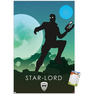 Trends International Marvel Heroic Silhouette - Star Lord Unframed Wall Poster Prints - 1 of 4