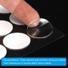 Unique Bargains Round Removable Adhesive Poster Double-Sided Adhesive Dots - 4 of 4