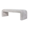 Jofran,Sophia Modern Luxury Curved Upholstered Waterfall Bench - Large - 3 of 4