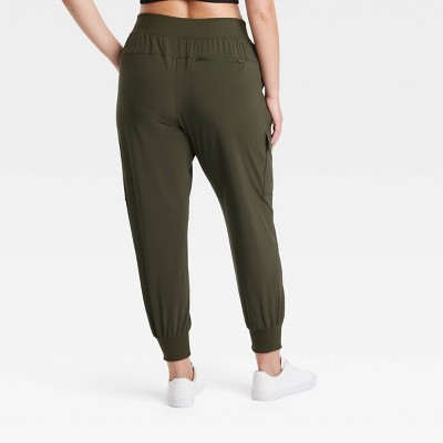 Women's Stretch Woven Cargo Pants - All In Motion™ Black XS