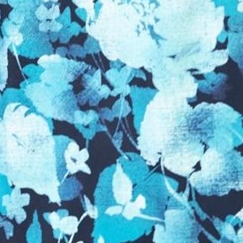navy floral
