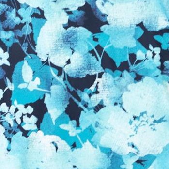 navy floral