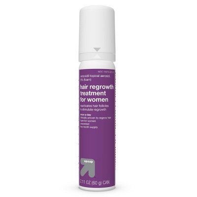 Hair Regrowth Treatment with Minoxidil 5% &#38; Topical Aerosol for Women - 2pk/2.11oz - up &#38; up&#8482;