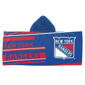 22"x51" NHL New York Rangers Youth Hooded Beach Towel