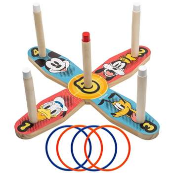 PACEARTH Ring Toss Game, Ring Toss Outdoor Game-7 Pegs and Carry Bag  Included, hook and ring game