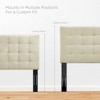 Modway Paisley Tufted Full / Queen Upholstered Performance Velvet Headboard – Adjustable Padded Headboard with Deep Tufting and Soft Velvet - 3 of 4