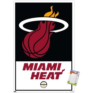 Trends International NBA Miami Heat - Logo 21 Unframed Wall Poster Prints - 1 of 4