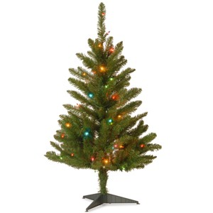 3' Kingswood® Fir Pencil Slim Wrapped Artificial Christmas Tree, 50 ...