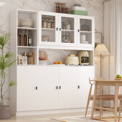 FUFU&GAGA Combination Modular Cabinet Living Room Display Cabinet Storage Solutions
