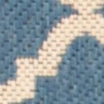 blue/creme