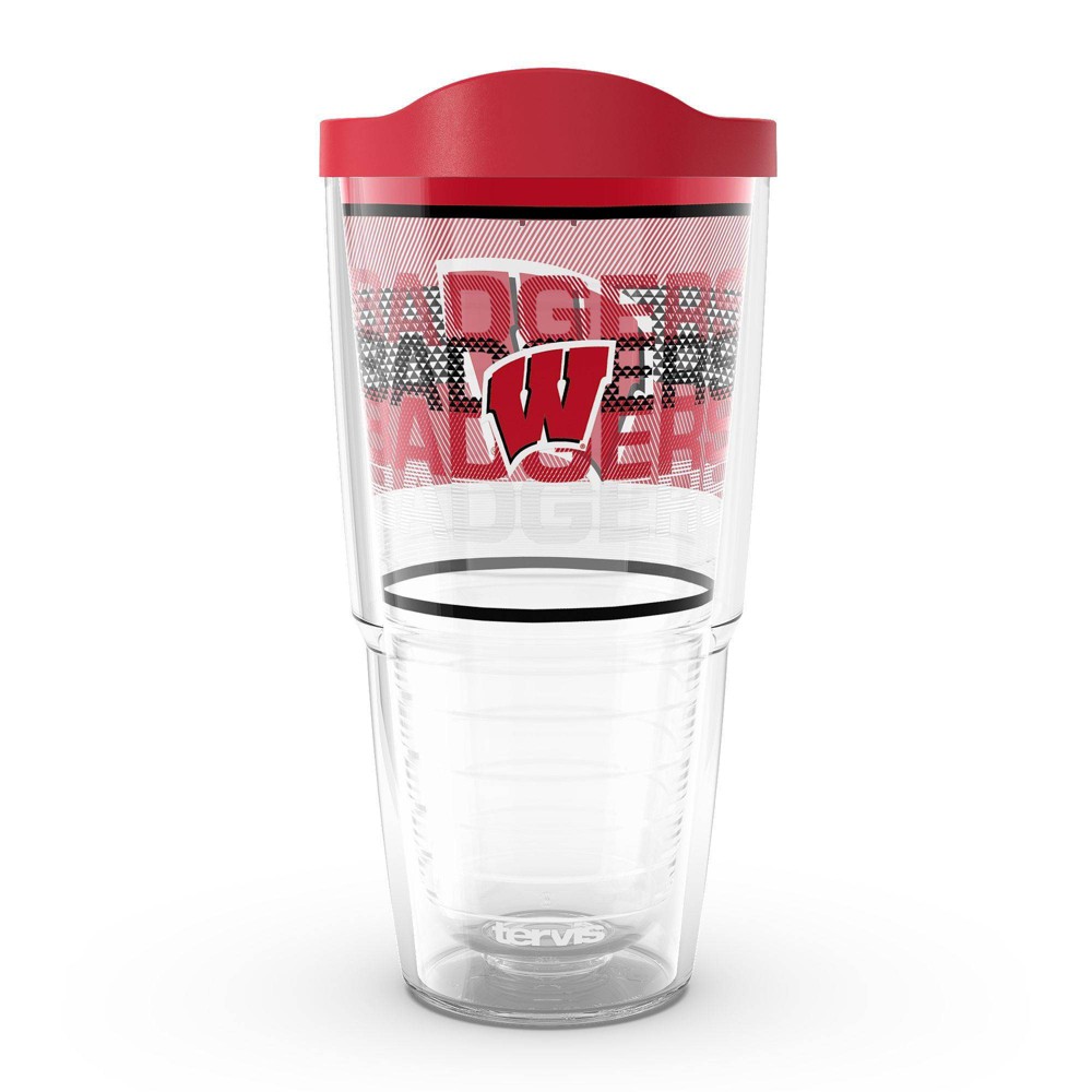 Photos - Glass NCAA Wisconsin Badgers 24oz Competitor Classic Tumbler