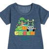 - Little Tikes - Go Green Graphic Short Sleeve Fleece Dress - 2 of 4