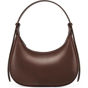 Shoulder Bag RFID Vegan Leather Crescent Hobo Bag Clutch Underarm Purse Top-Handle Handbags - 1 of 4