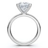Pompeii3 Certified 2 1/2Ct Princess Cut Diamond Engagement Ring 14k Gold or Pt Lab Created - 2 of 4