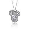 Disney Minnie Mouse Fashion Clear-Color Stone Minnie Mouse Necklace - 4 of 4