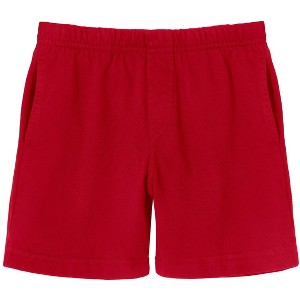 City Threads USA-Made Cotton Boys Soft Above-Knee Side Pocket Shorts, UPF 50+ - 1 of 4