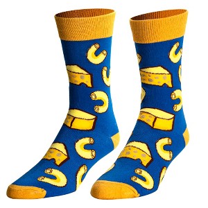 Crazy Socks, Fun Food & Snack Themed Crew Socks for Men, Colorful Assorted Styles - 1 of 4