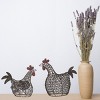 Transpac Metal 11.5 in. Brown Spring Roosters Figurine Home Decorations Set of 2 - 4 of 4