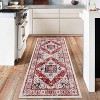 Machine Washable Vintage Area Rugs with Non Slip Rugs - 3 of 4